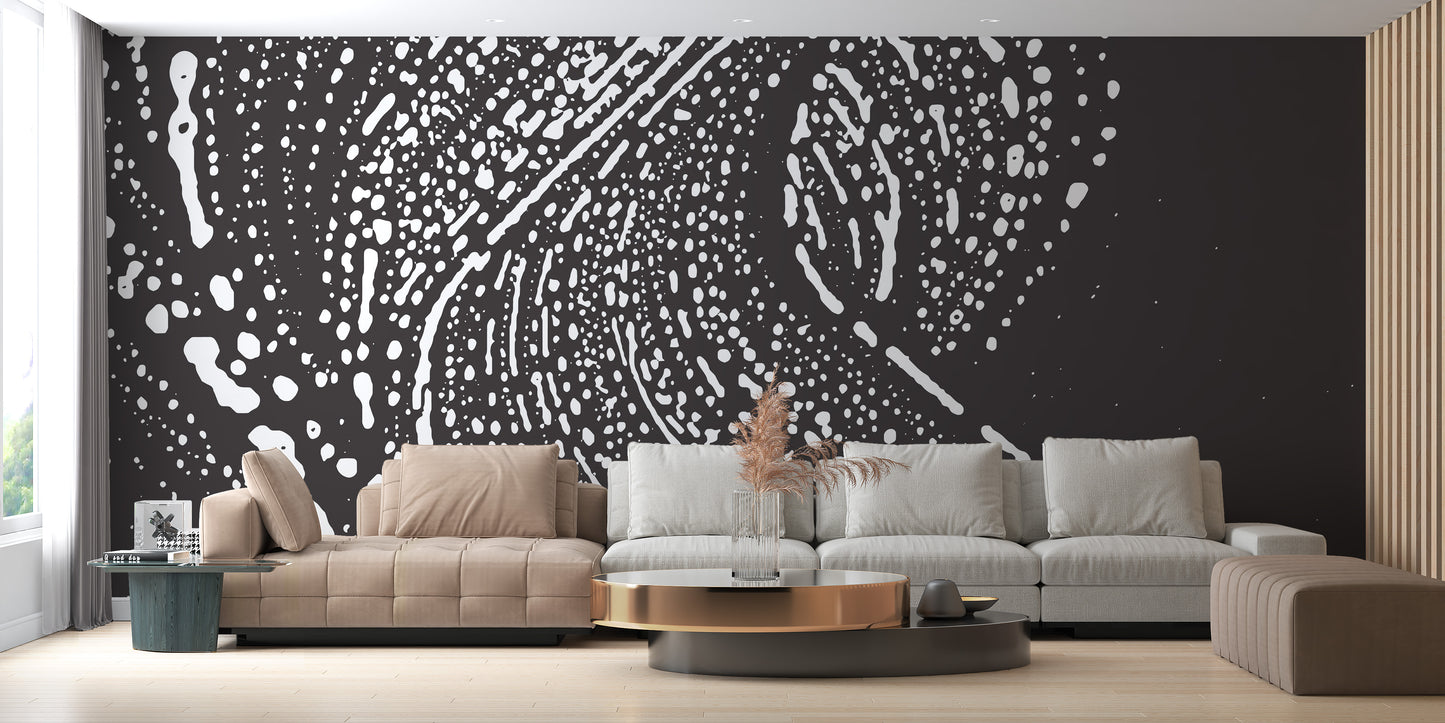 Grey Grunge Effect Artistic Wallpaper Mural