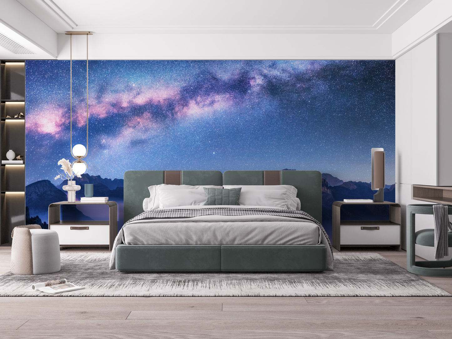 Snowy Mountain Landscape Wall Murals