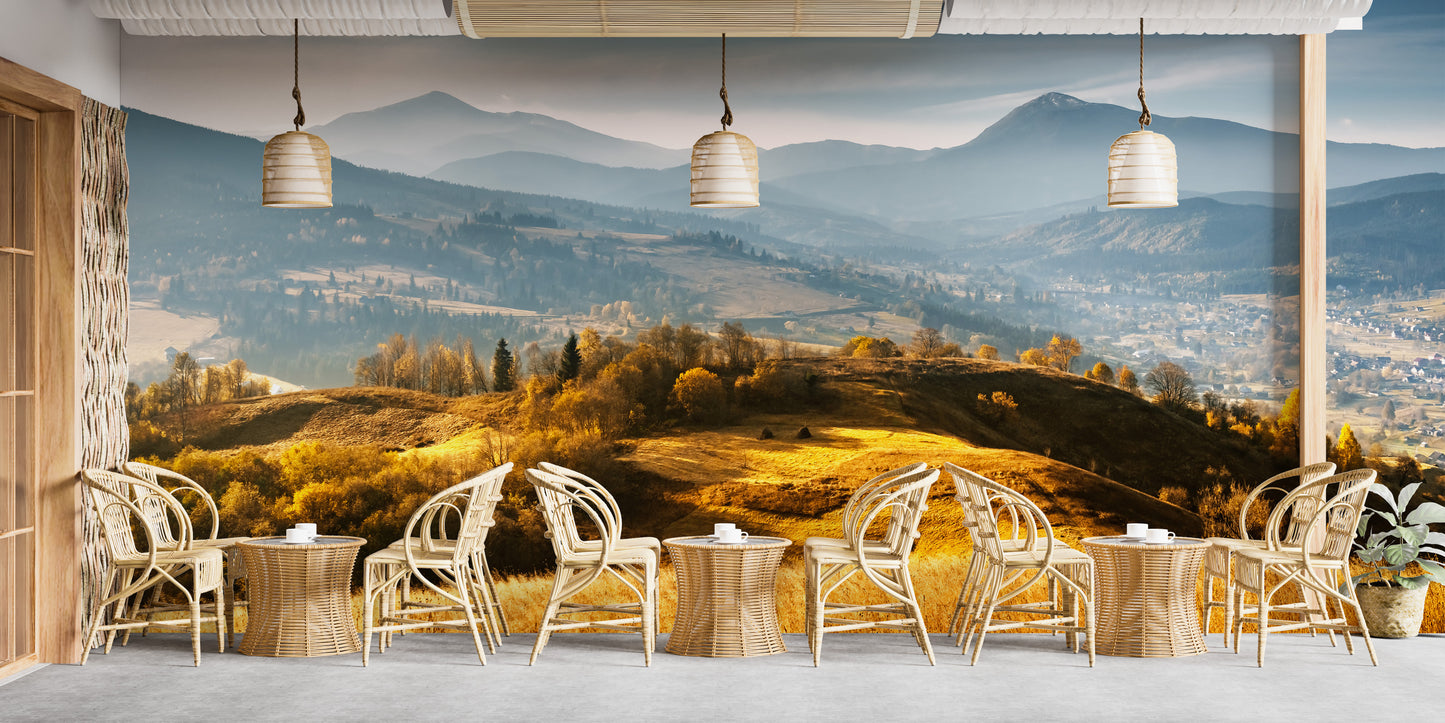 Natural Autumn Mountains Welly Wallpaper Mural