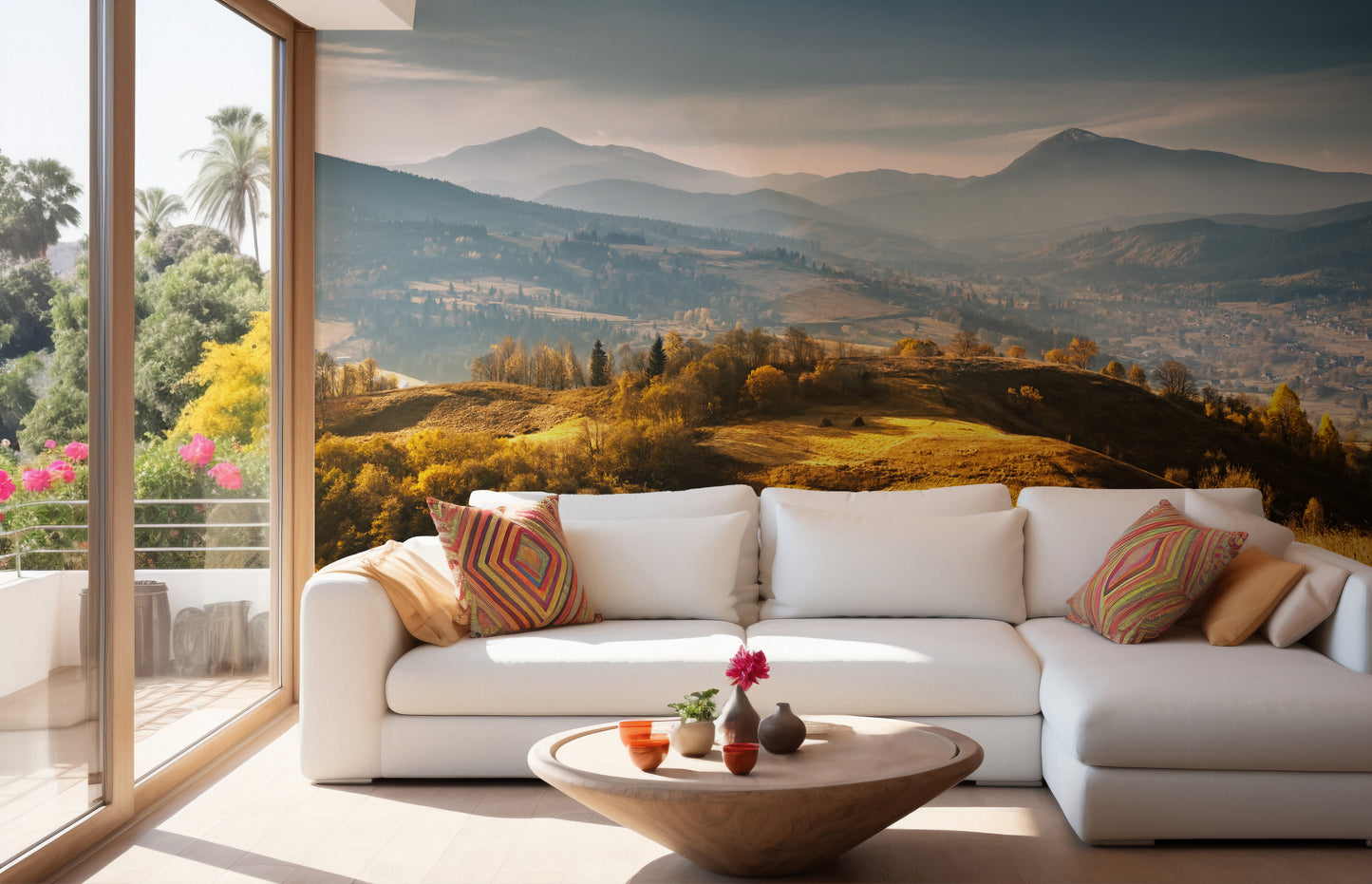 Natural Autumn Mountains Welly Wallpaper Mural