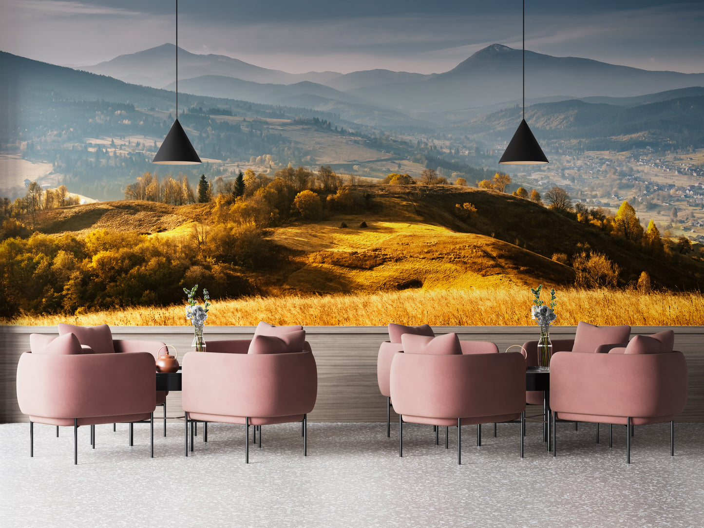 Natural Autumn Mountains Welly Wallpaper Mural