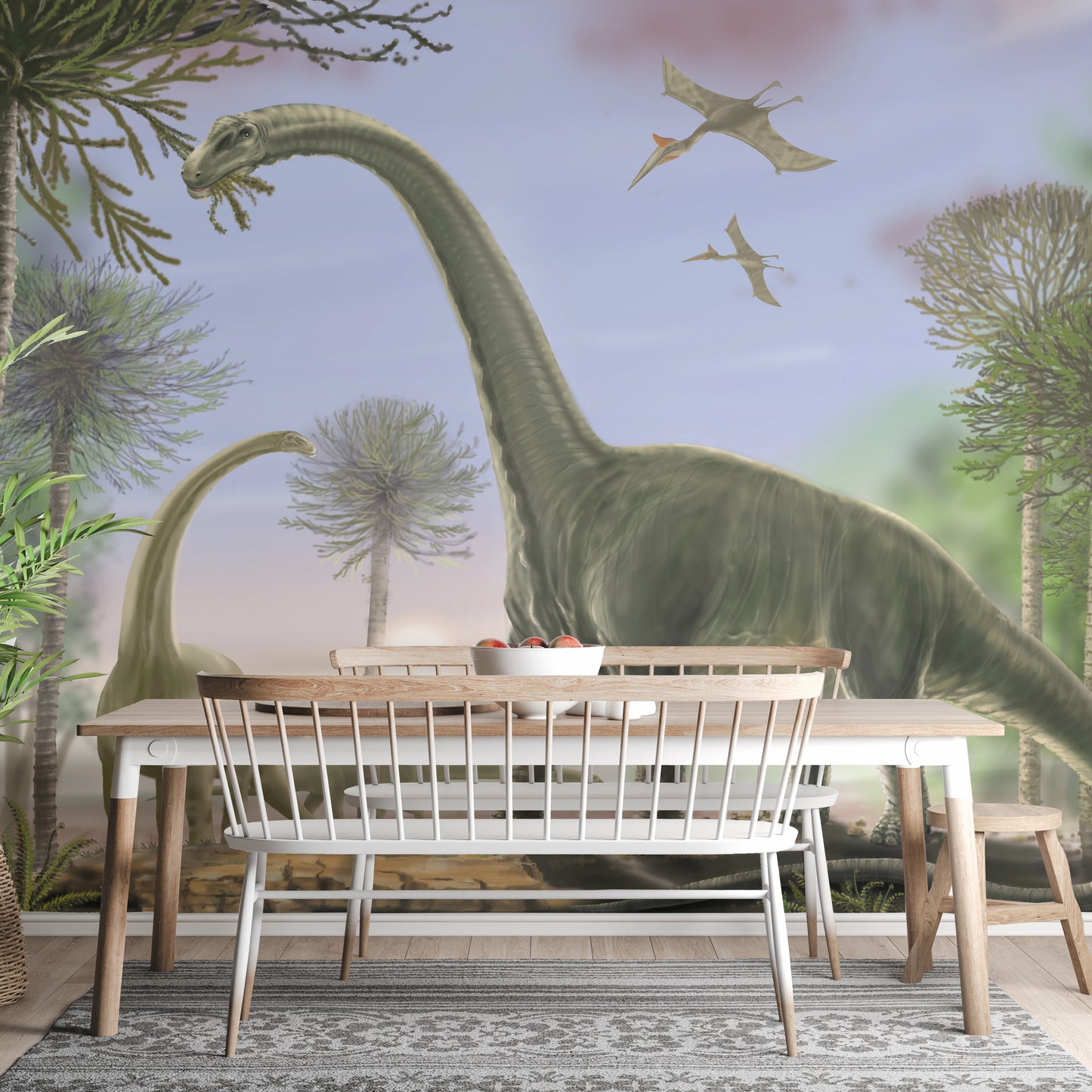 Animated Dinosaur Wallpaper Mural