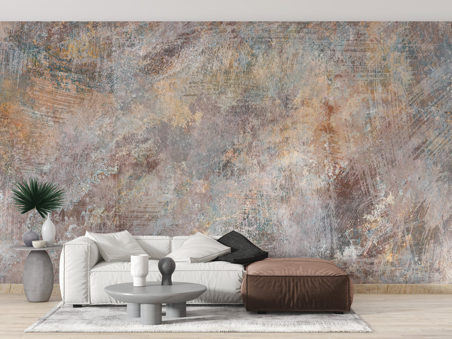 Self-Adhesive Stone Look Wallpaper Mural for Living Room 