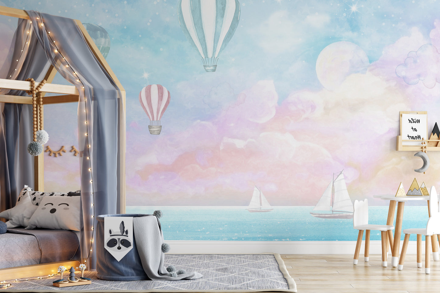 Candy Clouds wallpaper mural