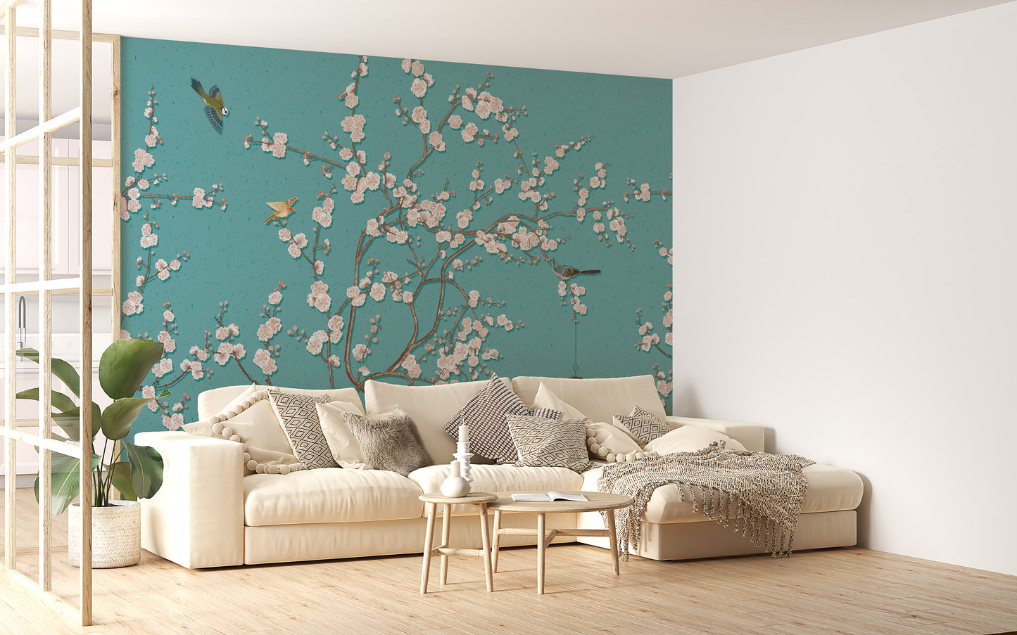 Merry Plum Blossoms Wallpaper Murals