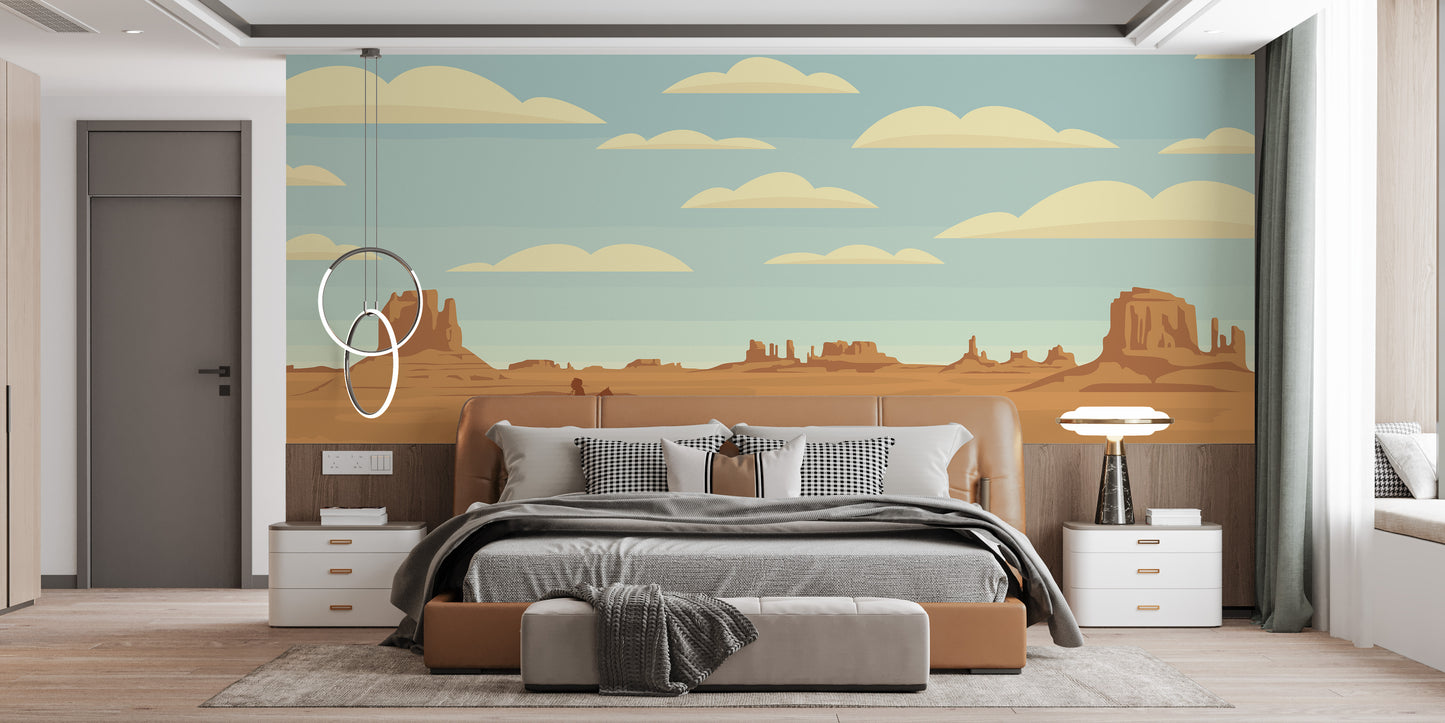 Wild West Prairies Wallpaper Murals