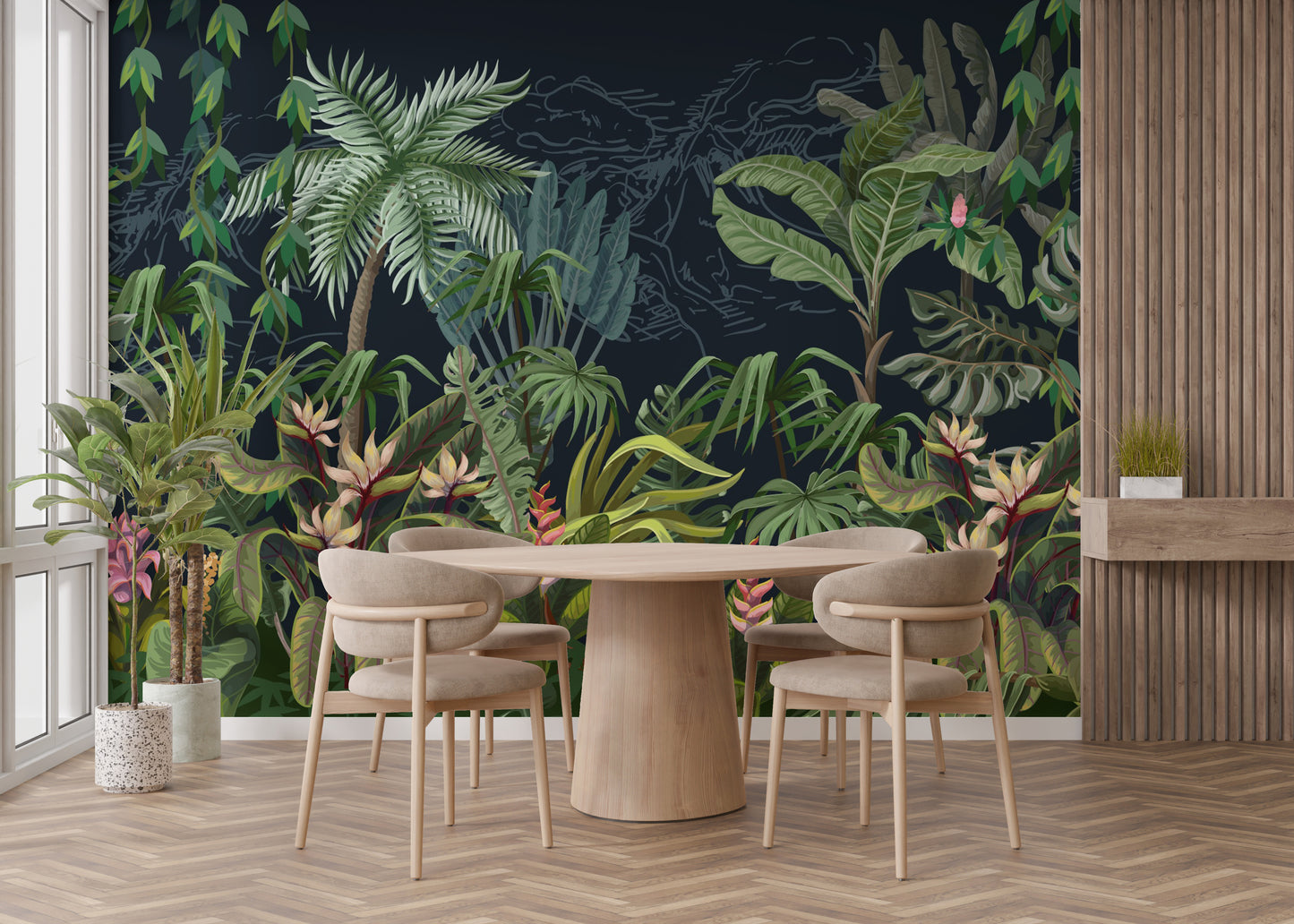 Tropical Forest Wallpaper Mural