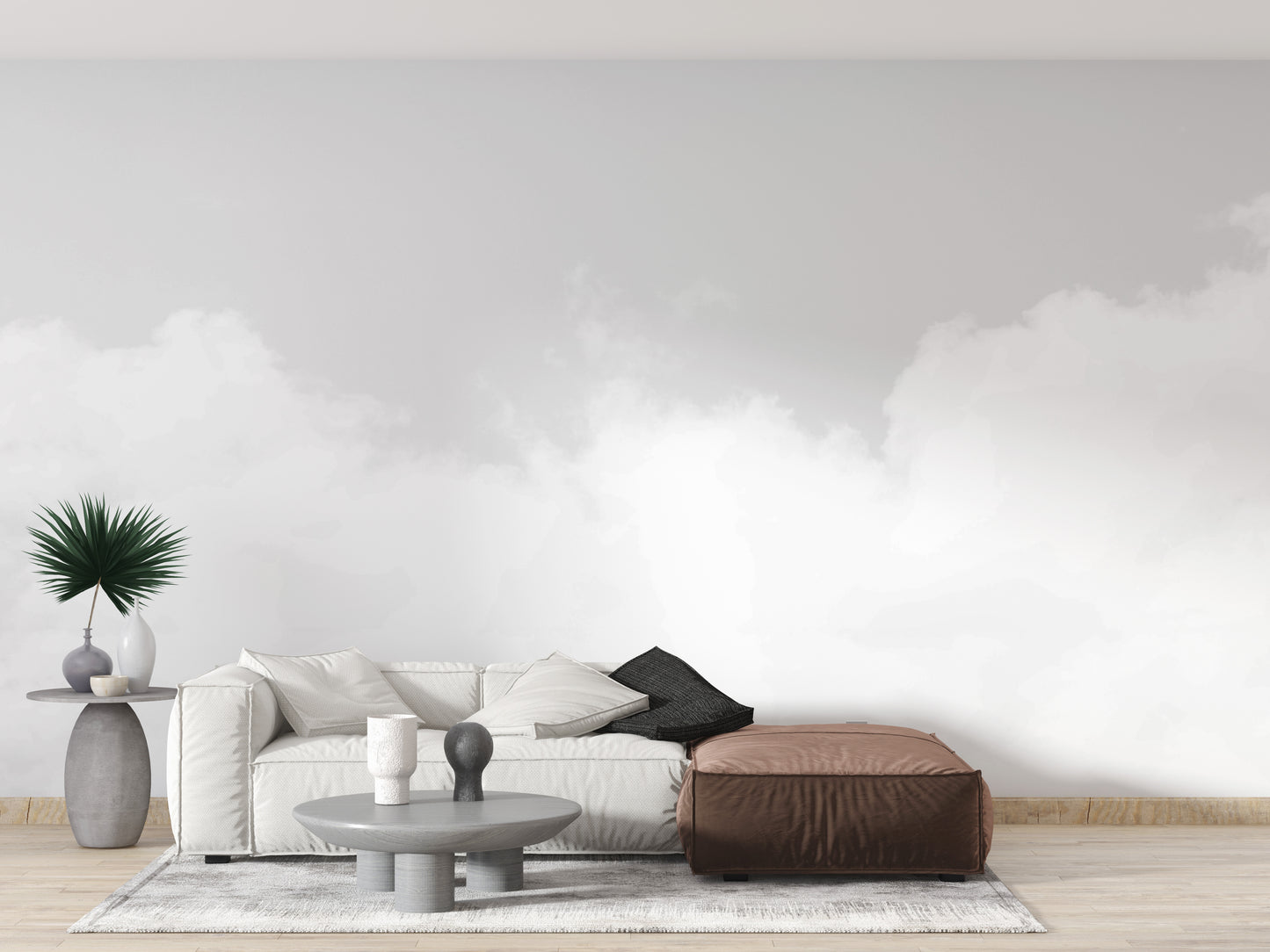 White Cloud Wallpaper Murals