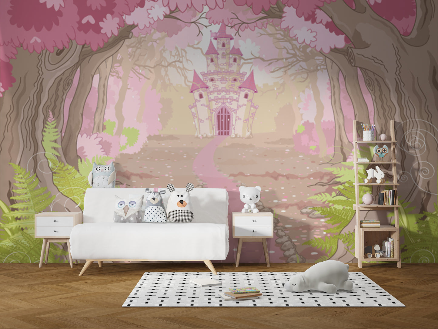 Fantasy castle wallpaper Mural