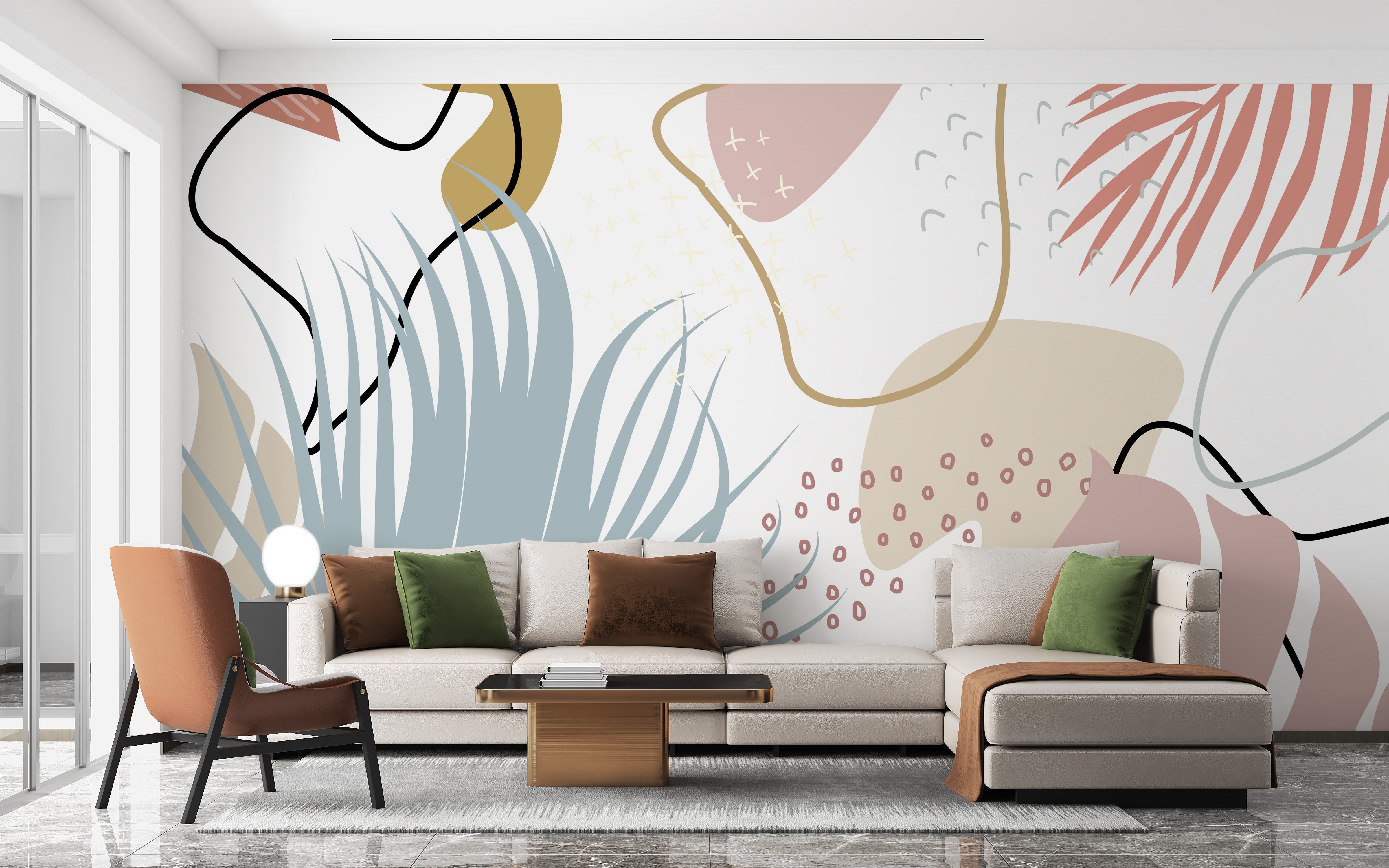 Colorful Leaves Wallpaper Murals - Giffywalls