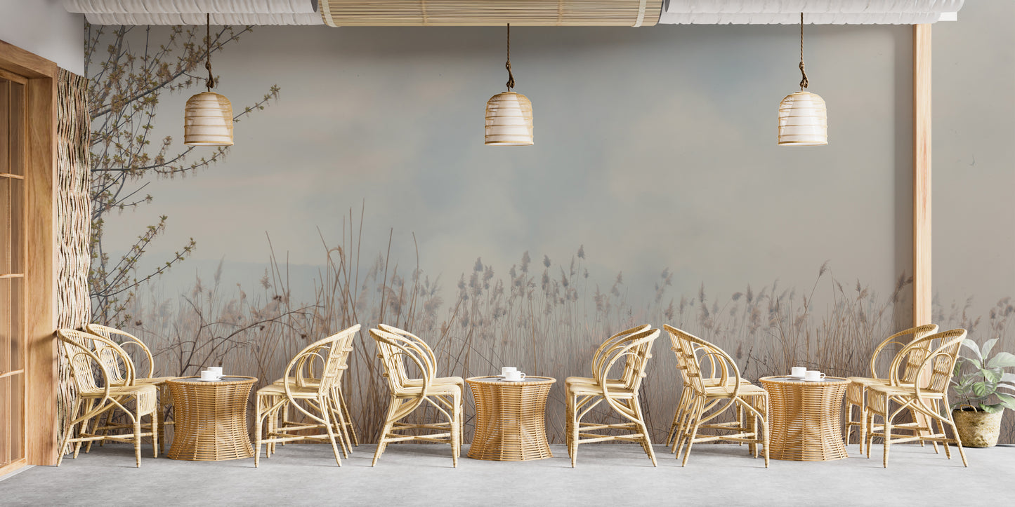 Natural Reeds Wallpaper Murals