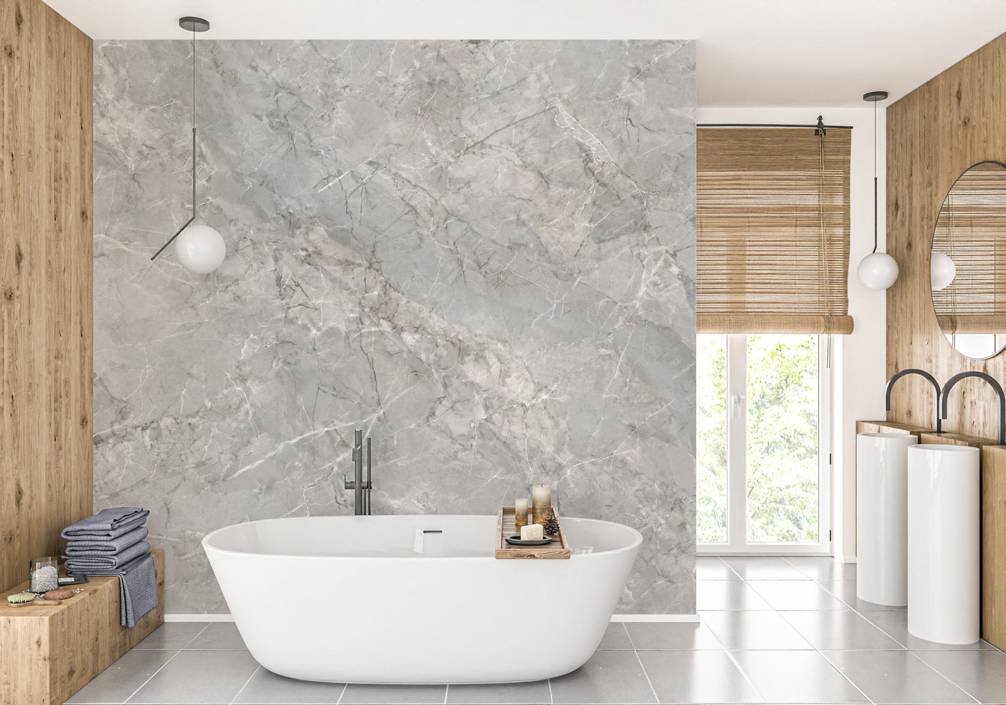 Grey marble Texture wallpaper murals