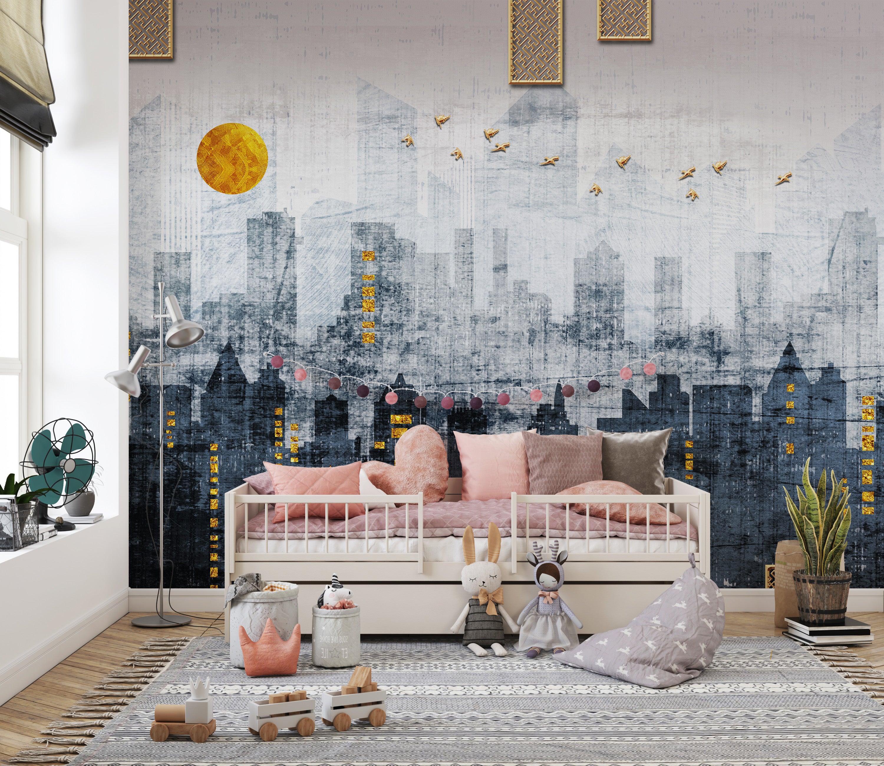 Modern city Wallpaper Murals - Giffywalls