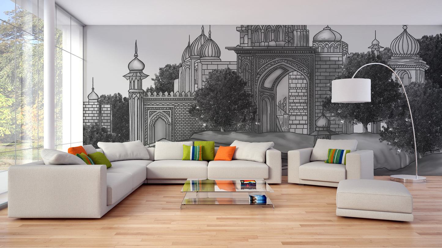 Mughal Mansion Wallpaper Murals