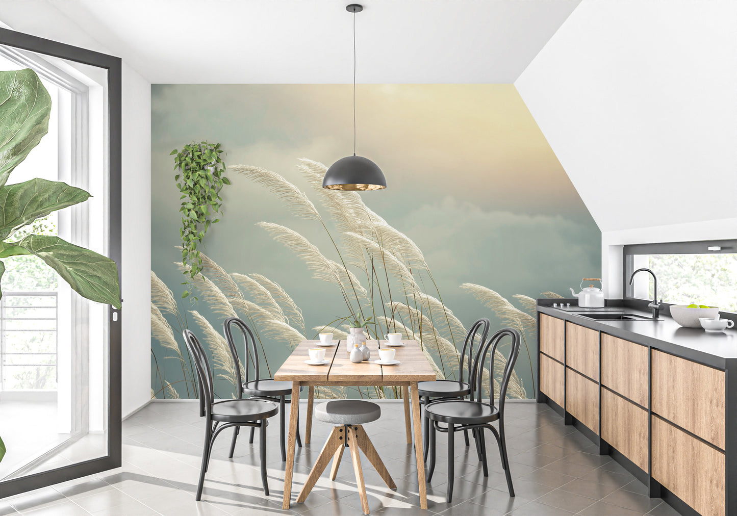 Grass Reeds Spring Wallpaper Murals