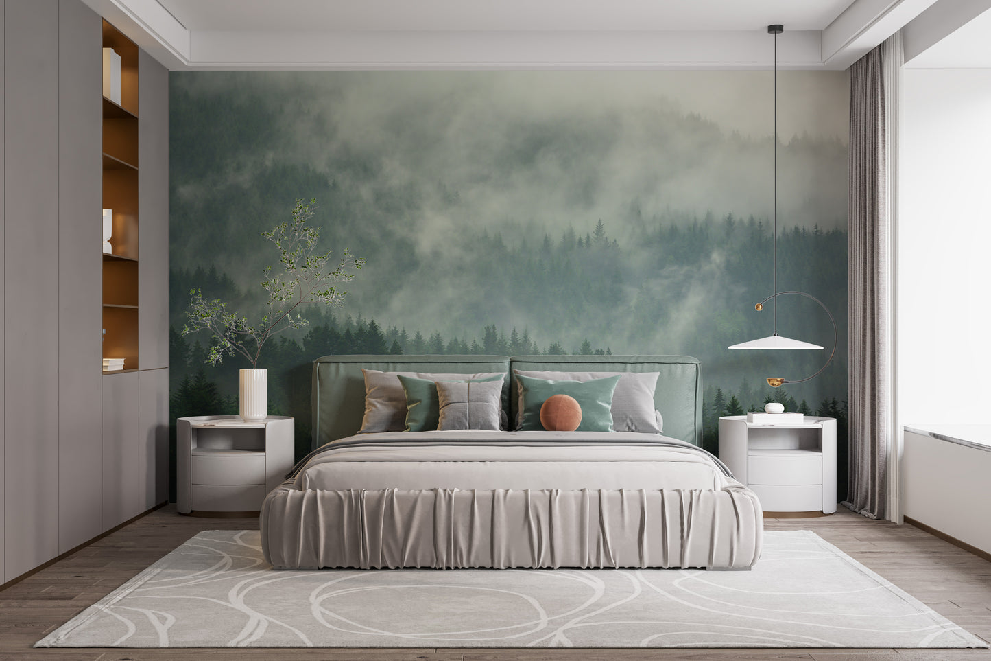 Pine Tree Forest Wallpaper Murals