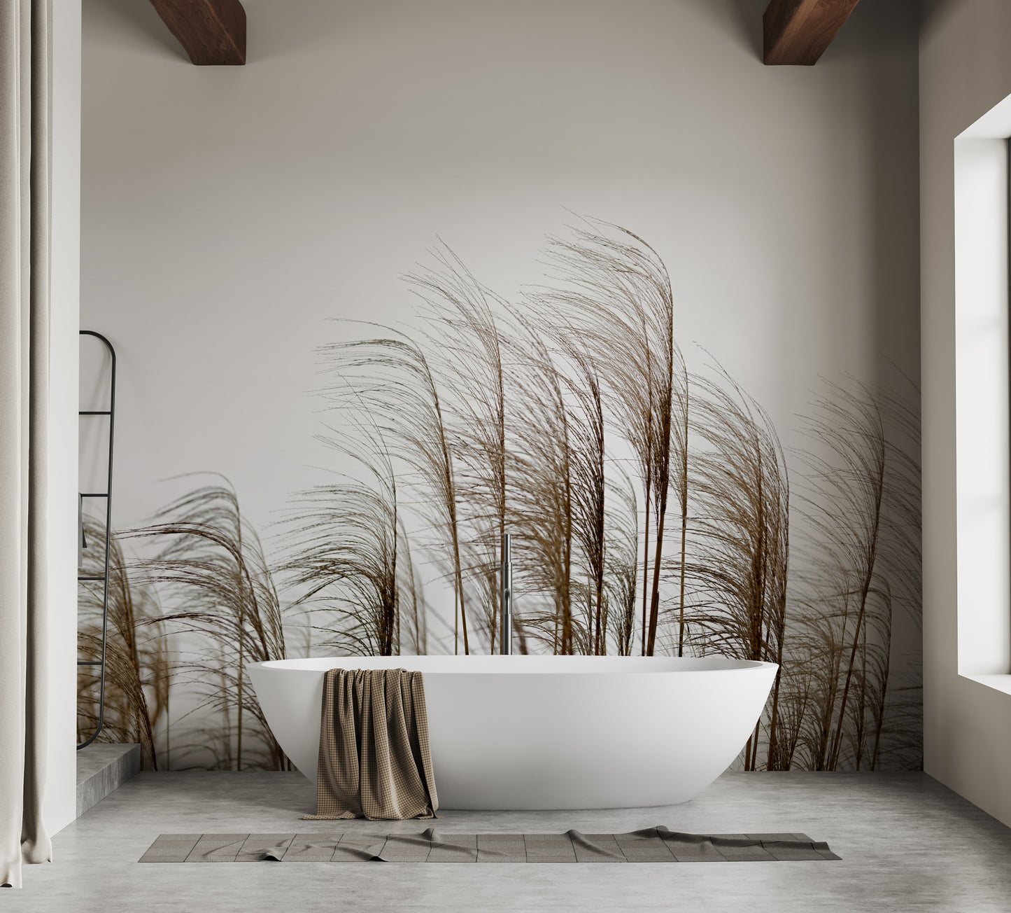 Reeds in the wind Wallpaper Murals for walls