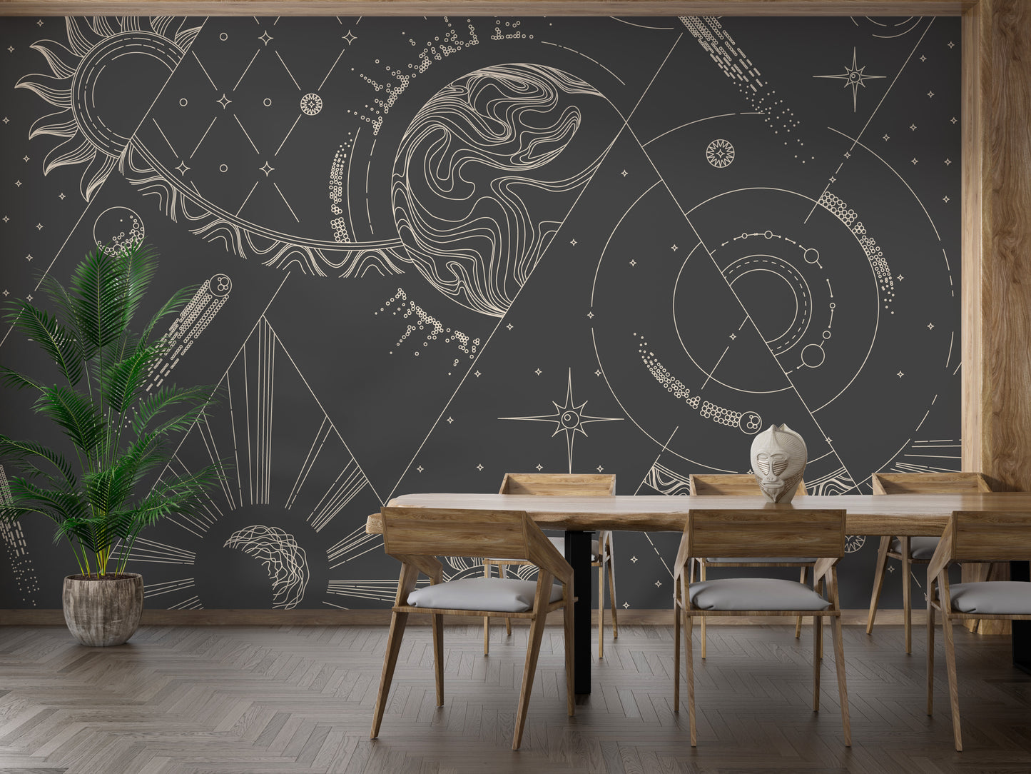 Geometric Style Wallpaper Murals