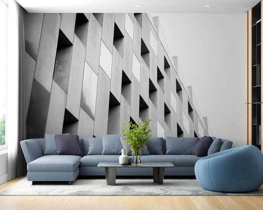 Black and White Architectural Wallpaper