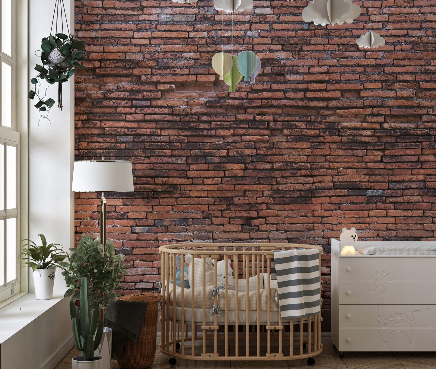 Old Rustic Brick Wall Wallpaper Murals