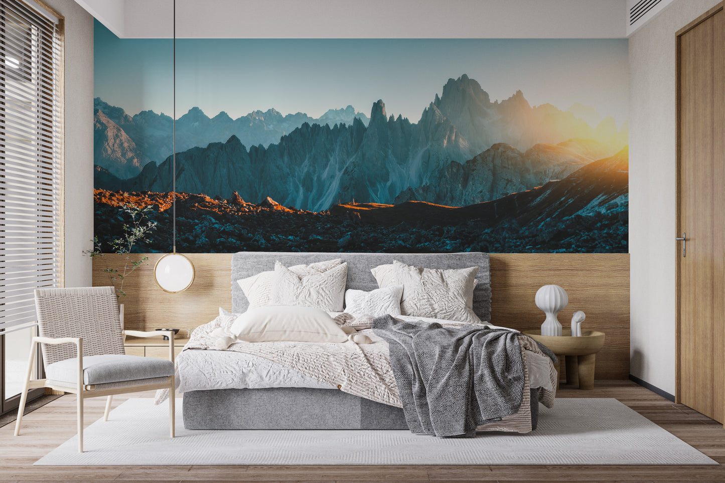 Dolomites Alps Rocky Mountain Range Wallpaper Murals