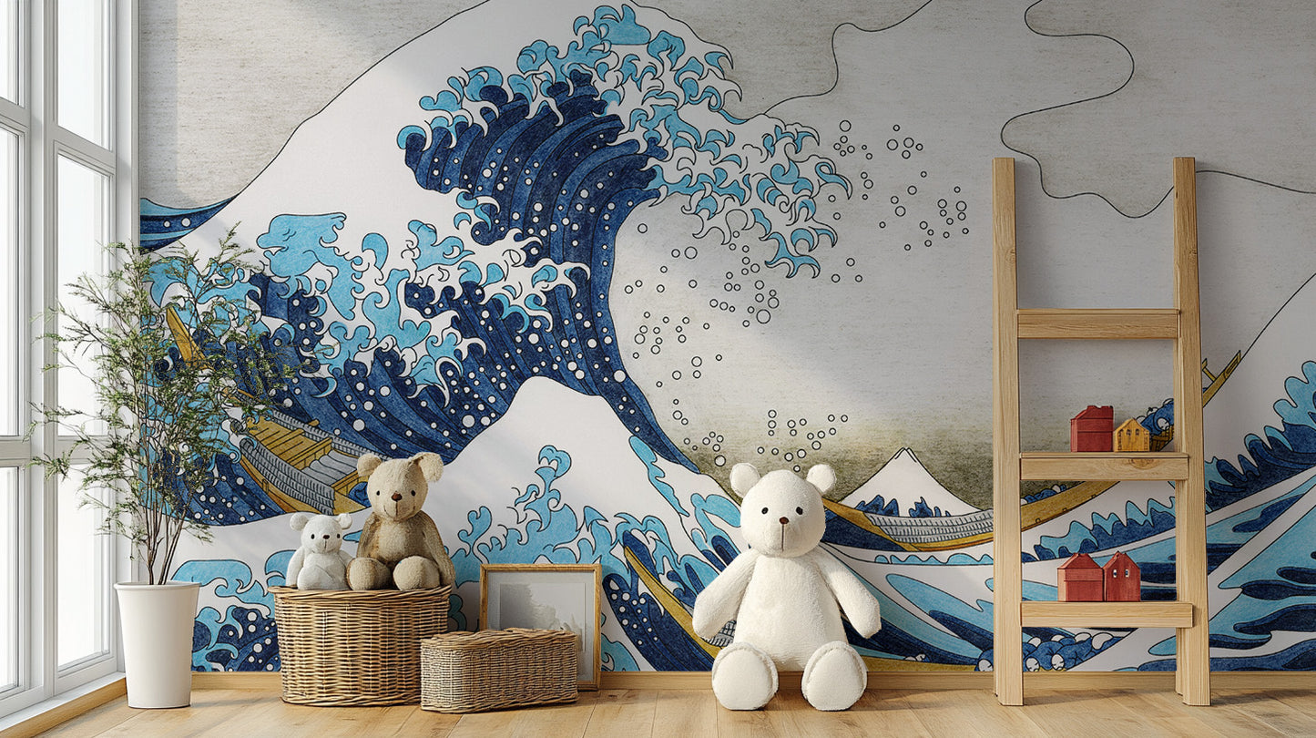 The Great Wave Kanagawa Wallpaper Murals