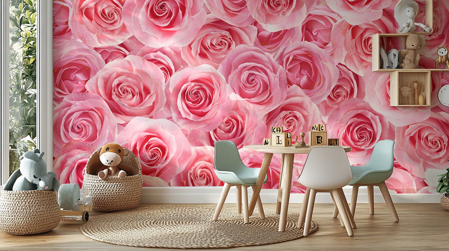 Peel-Off Flower Wall Decor
