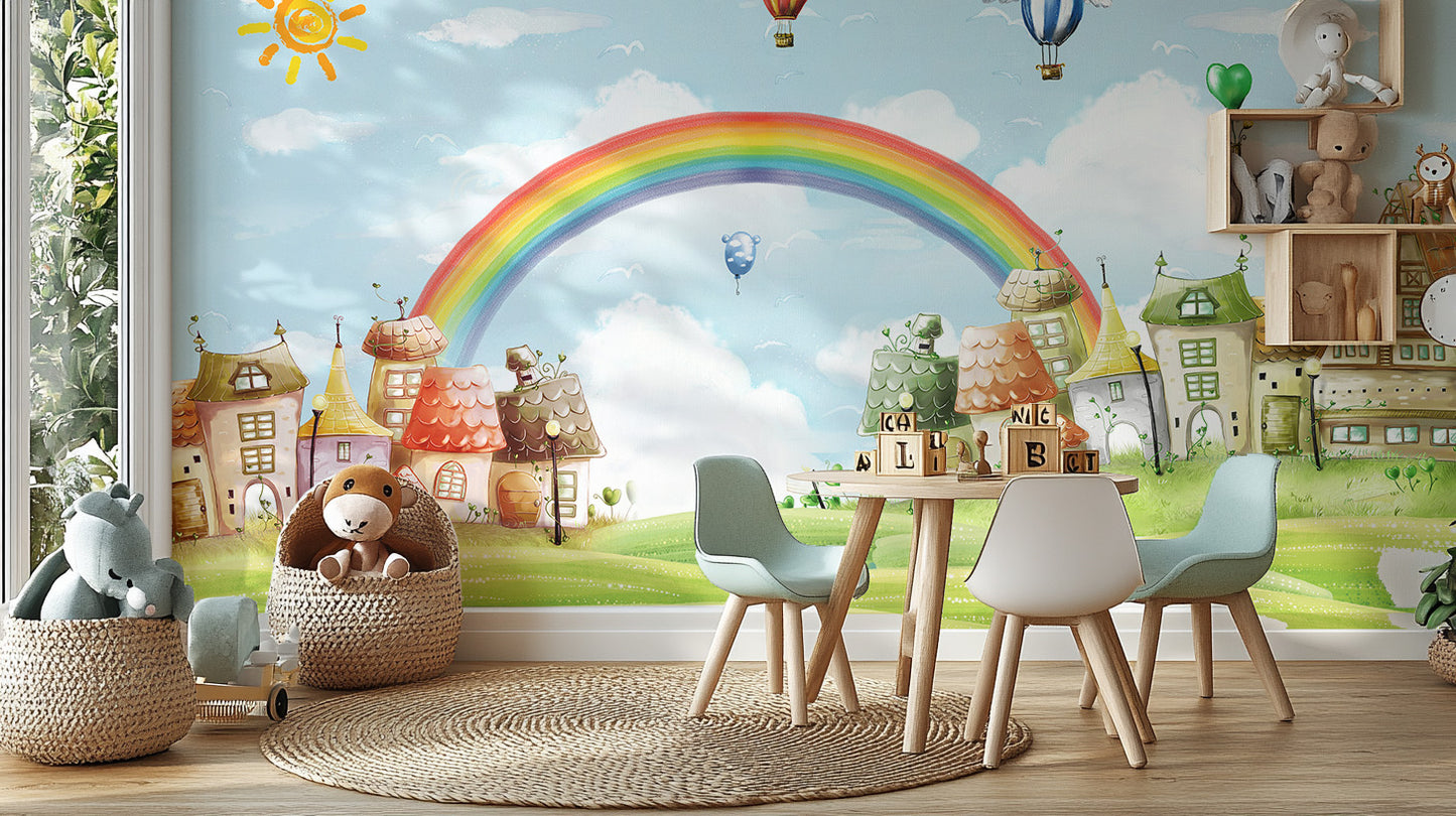 Whimsical Balloon Peel and Stick Wallpaper
