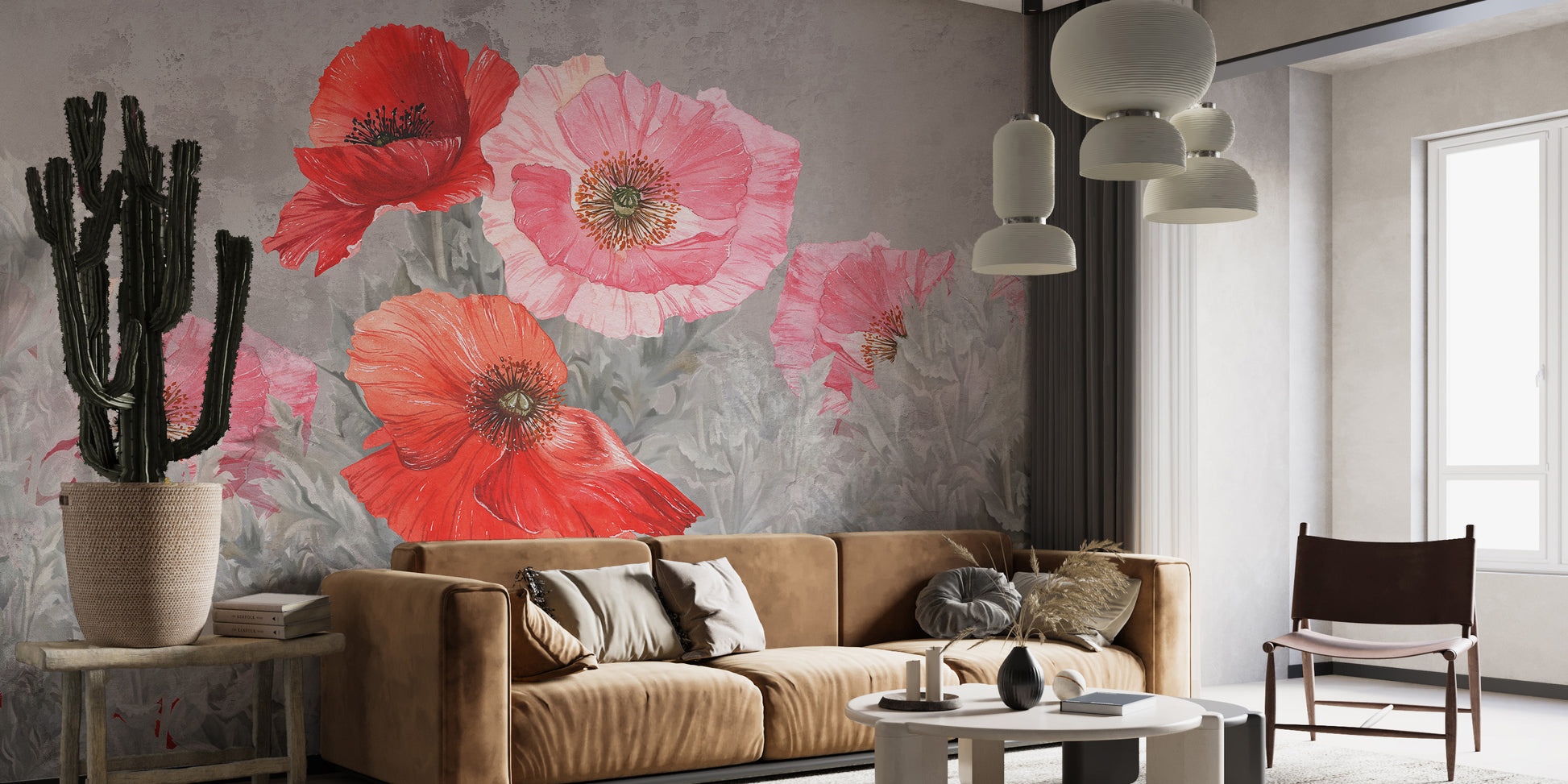 Watercolor Floral Wall Mural