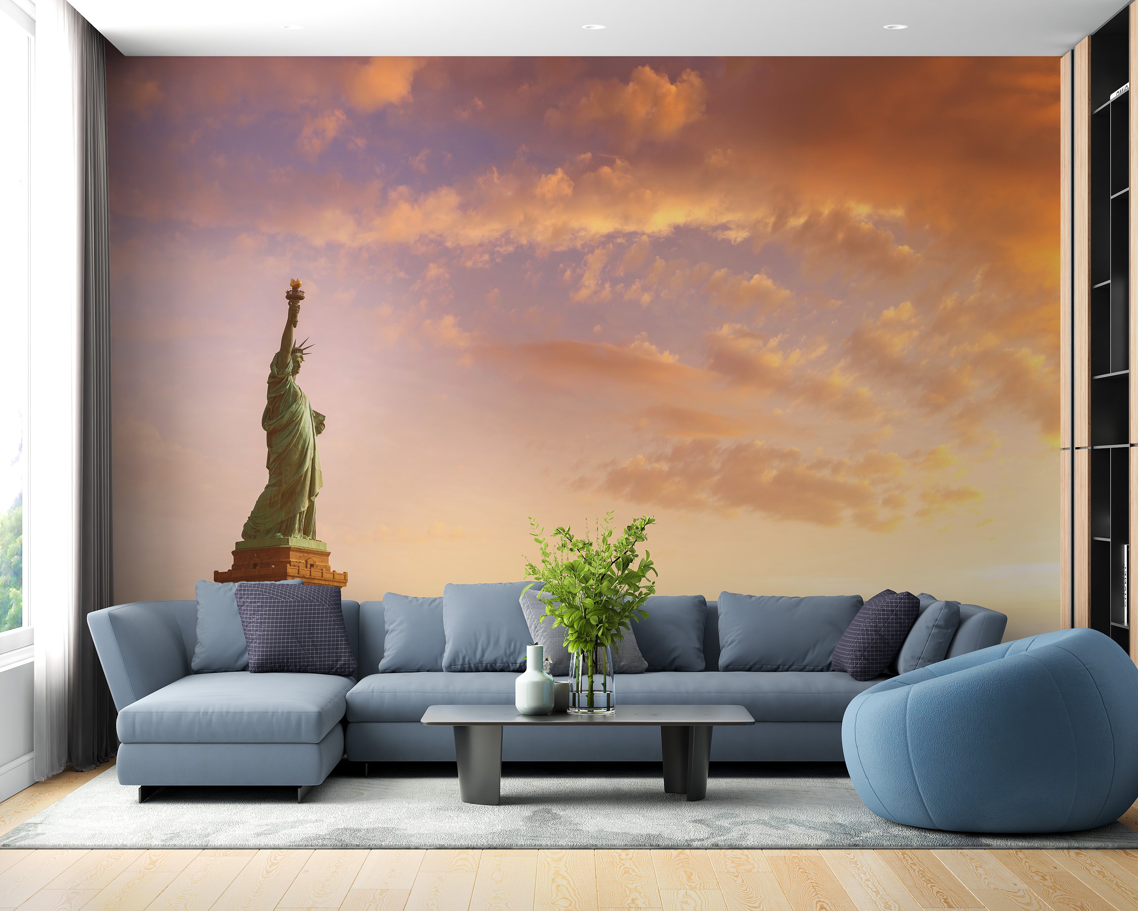 Statue of Liberty wallpaper design