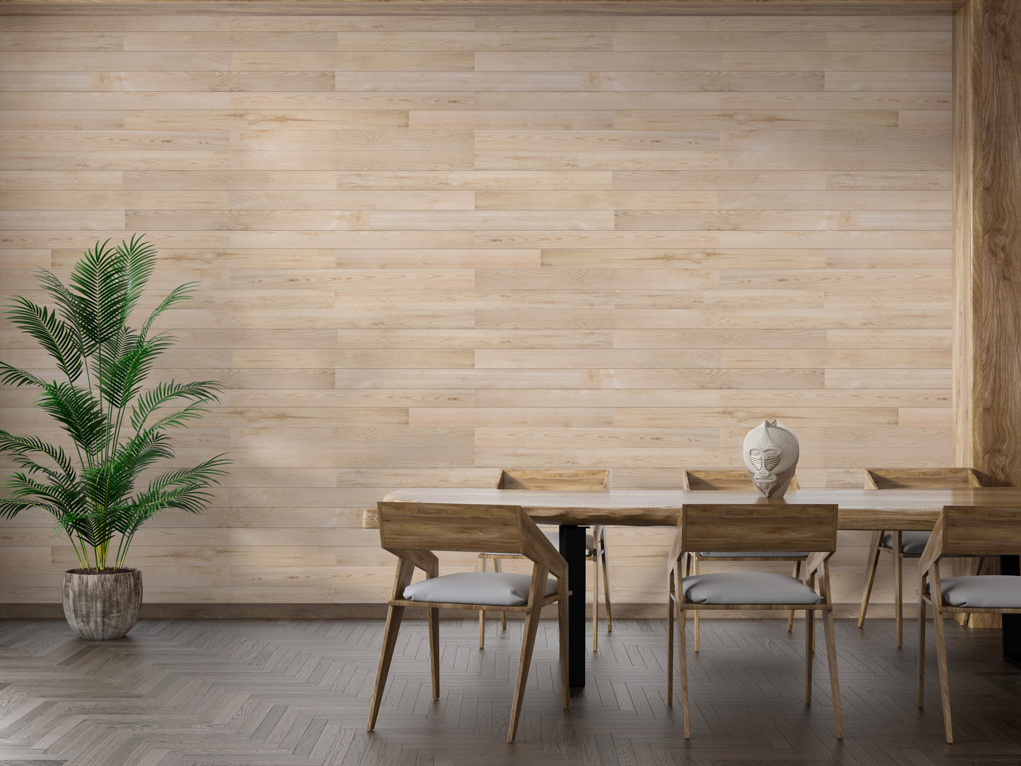 Wood Textures Oak Surface Removable Wallpaper