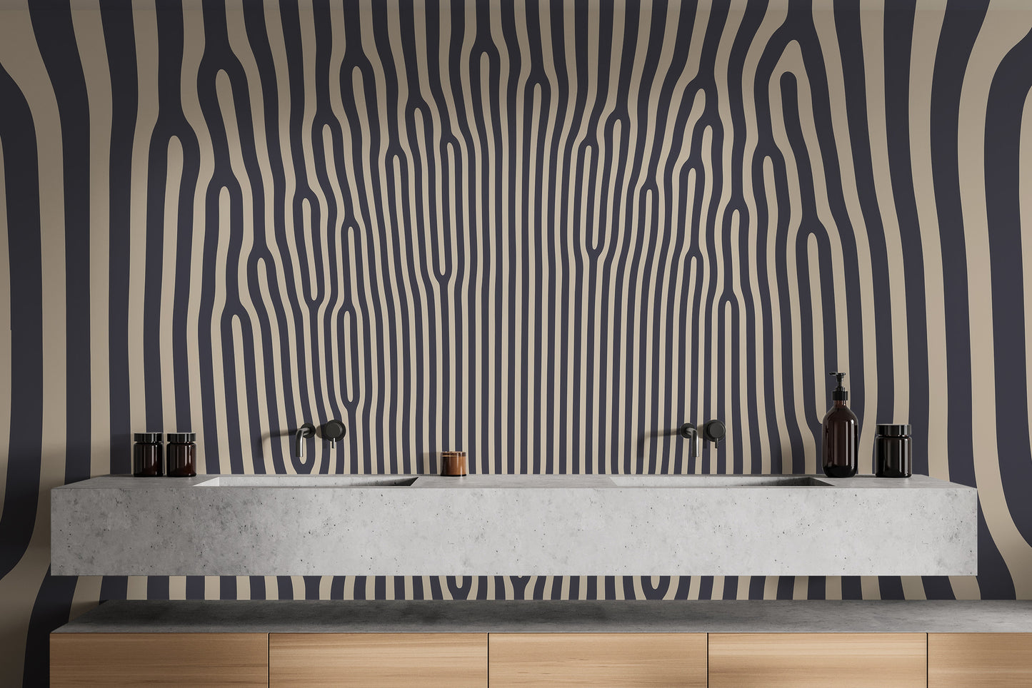 Hypnotic Harmony Wall Mural