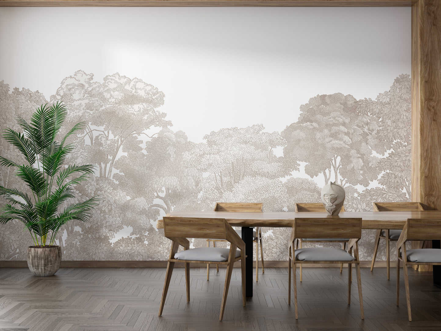 Serene Canopy Wall Mural