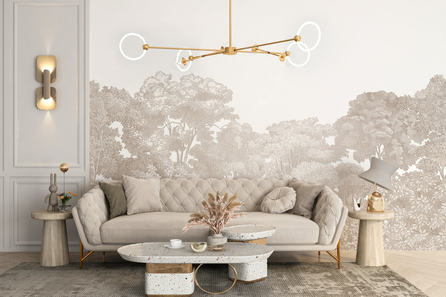 Serene Canopy Wall Mural