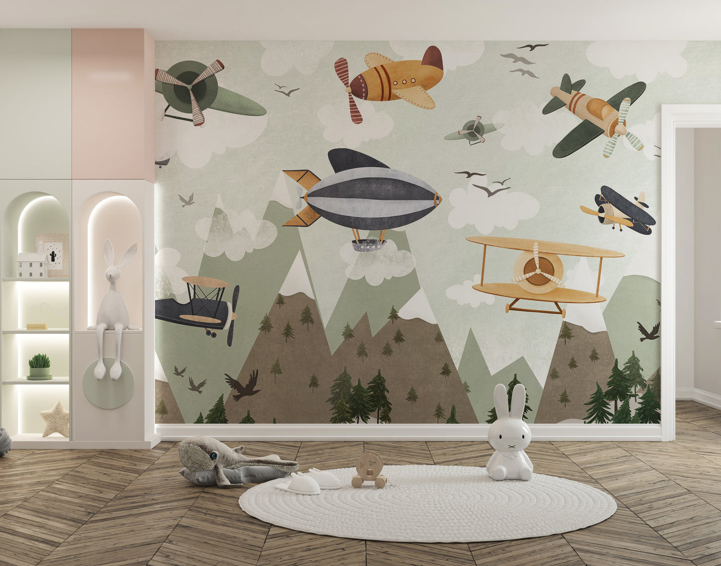 Skyward Adventure Wall Mural