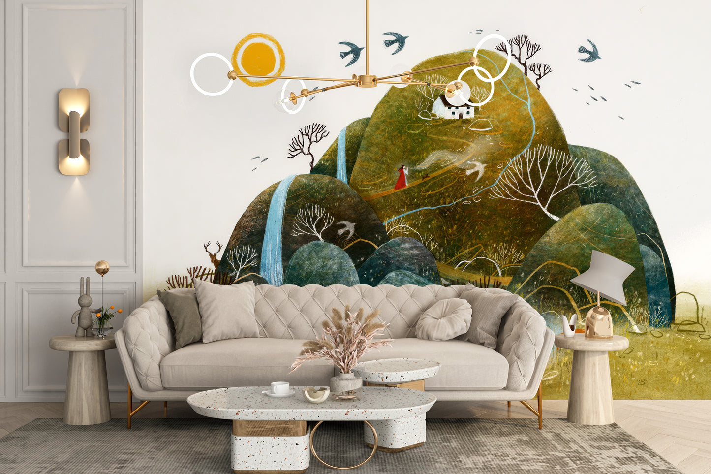 Serene Nature Wall Mural