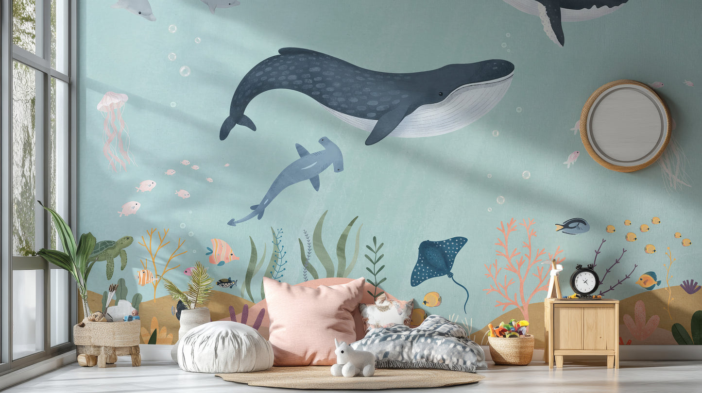 Oceanic Adventure Wall Mural