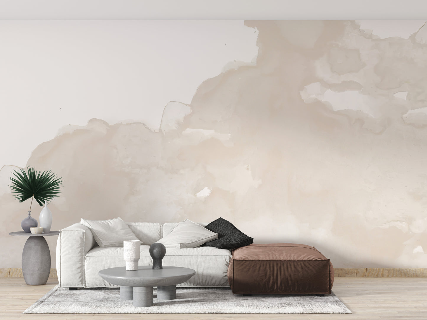 Abstract Watercolor Wall Mural