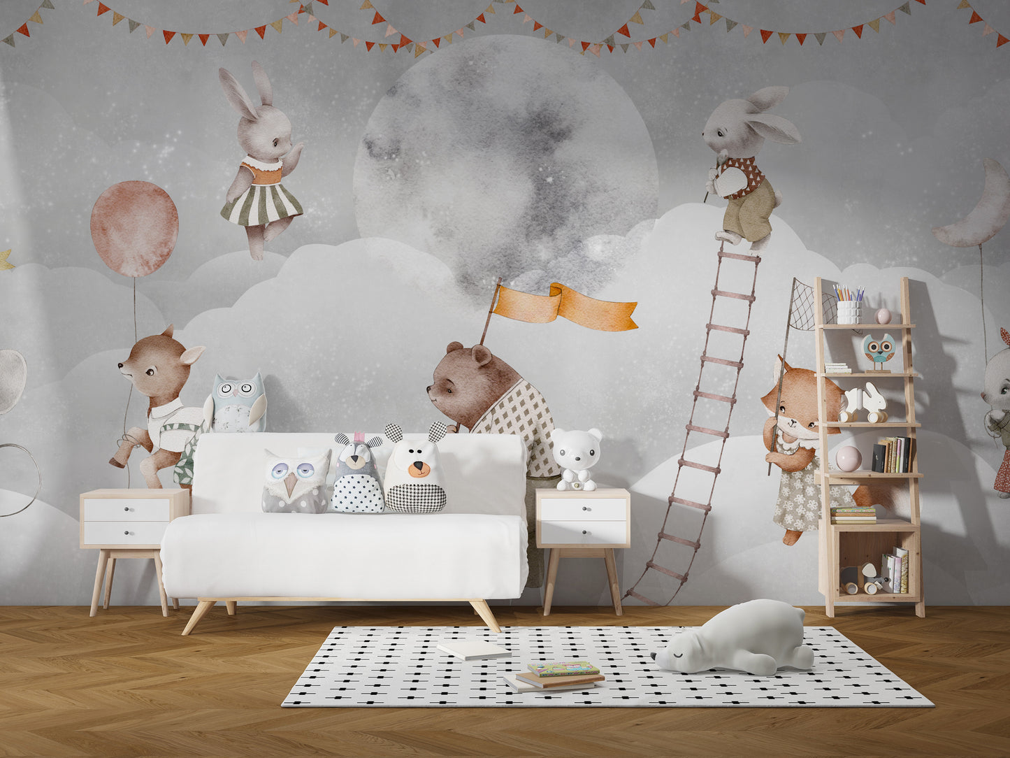 Celestial Nursery Adventure Wall Mural