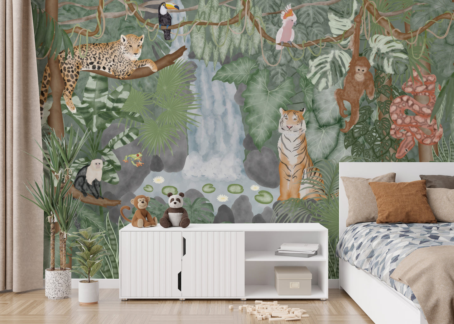 Rainforest Paradise Wall Mural