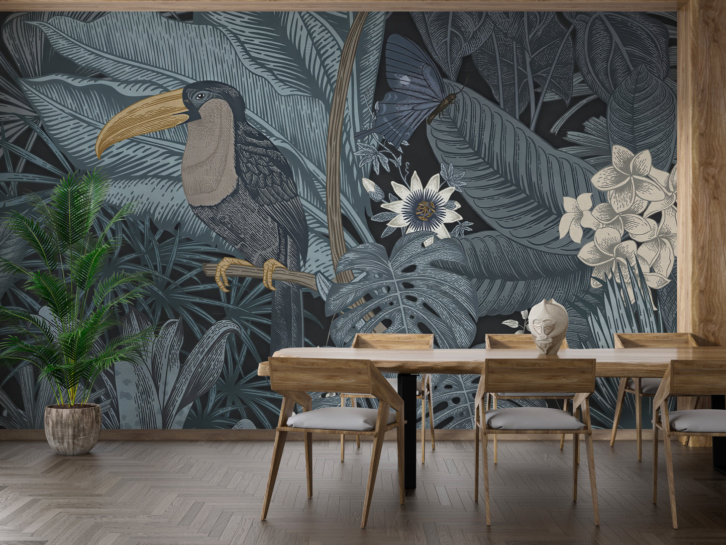 Tropical Toucan Wall Mural