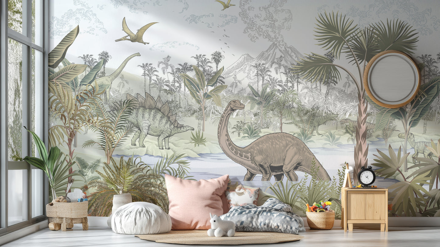 Jurassic World Kids Wall Mural