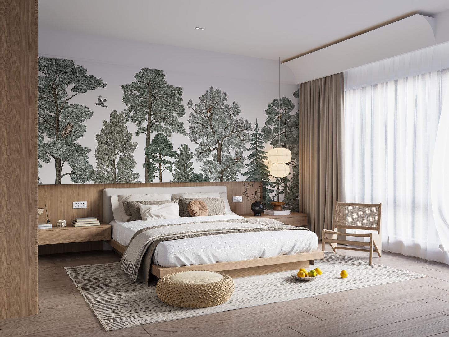 Serene Nature Wall Mural