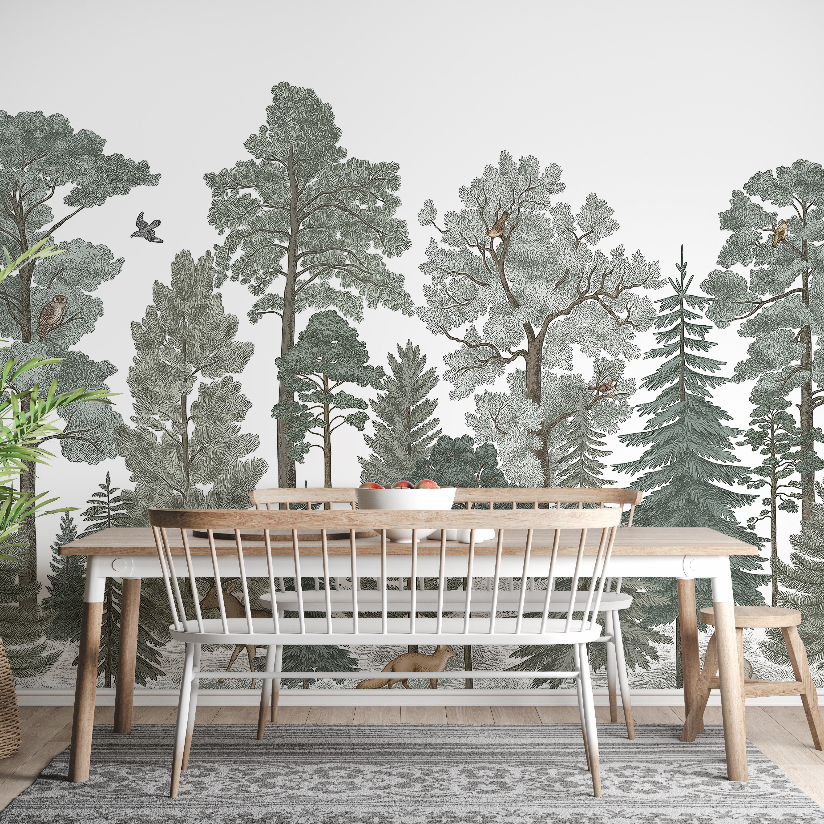 Nature wallpaper mural bringing calm to any space