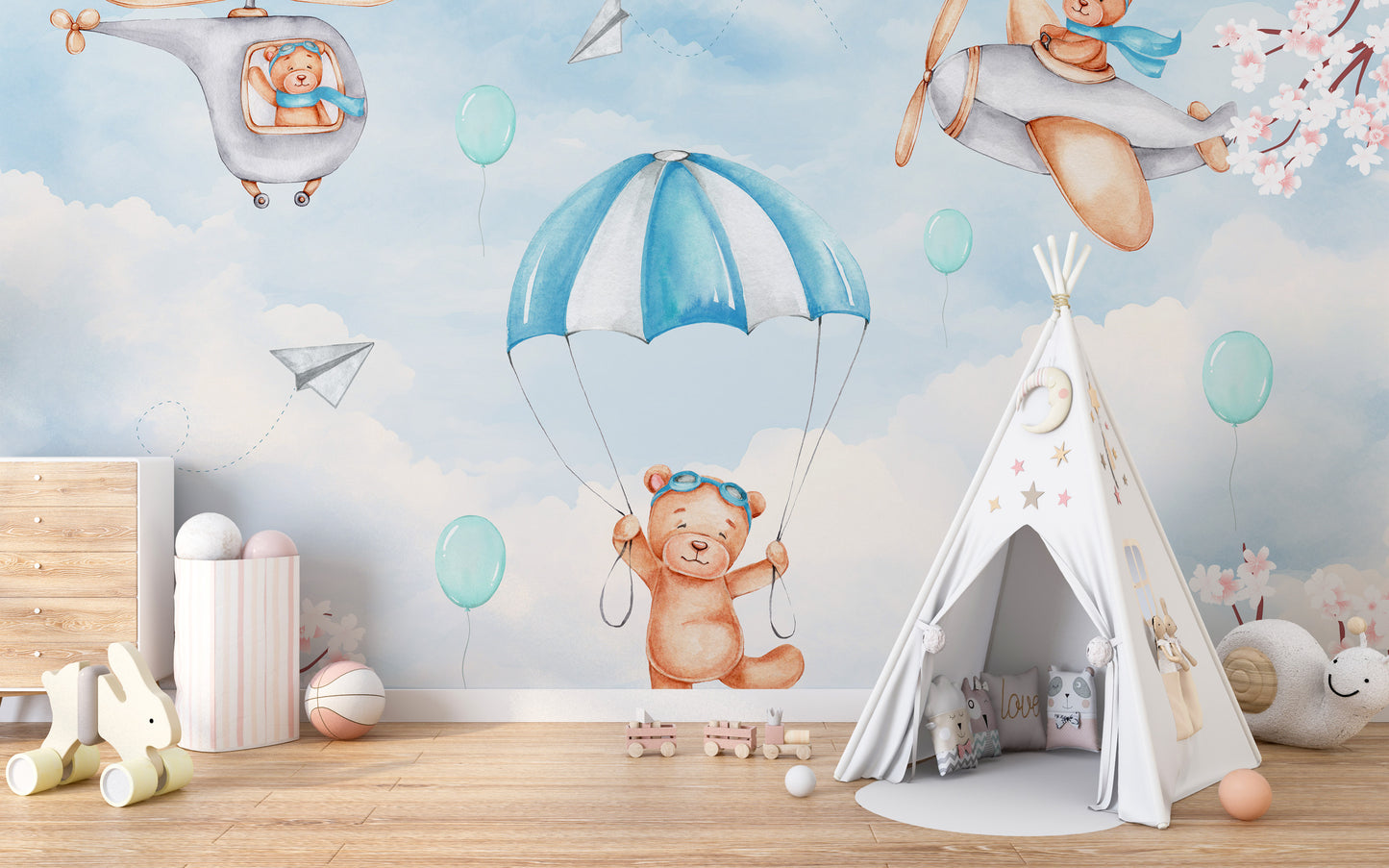 Dreamy Sky Adventure Wall Mural