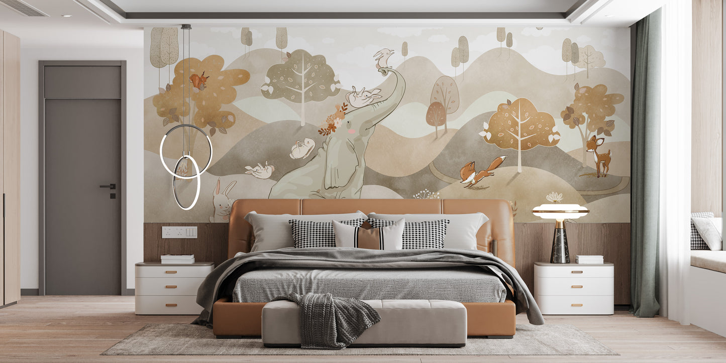 Storybook Balloons Wall Mural