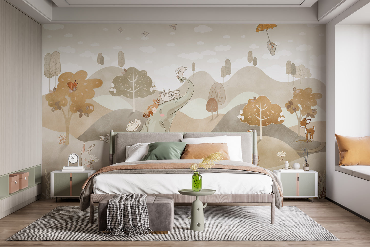 Storybook Balloons Wall Mural