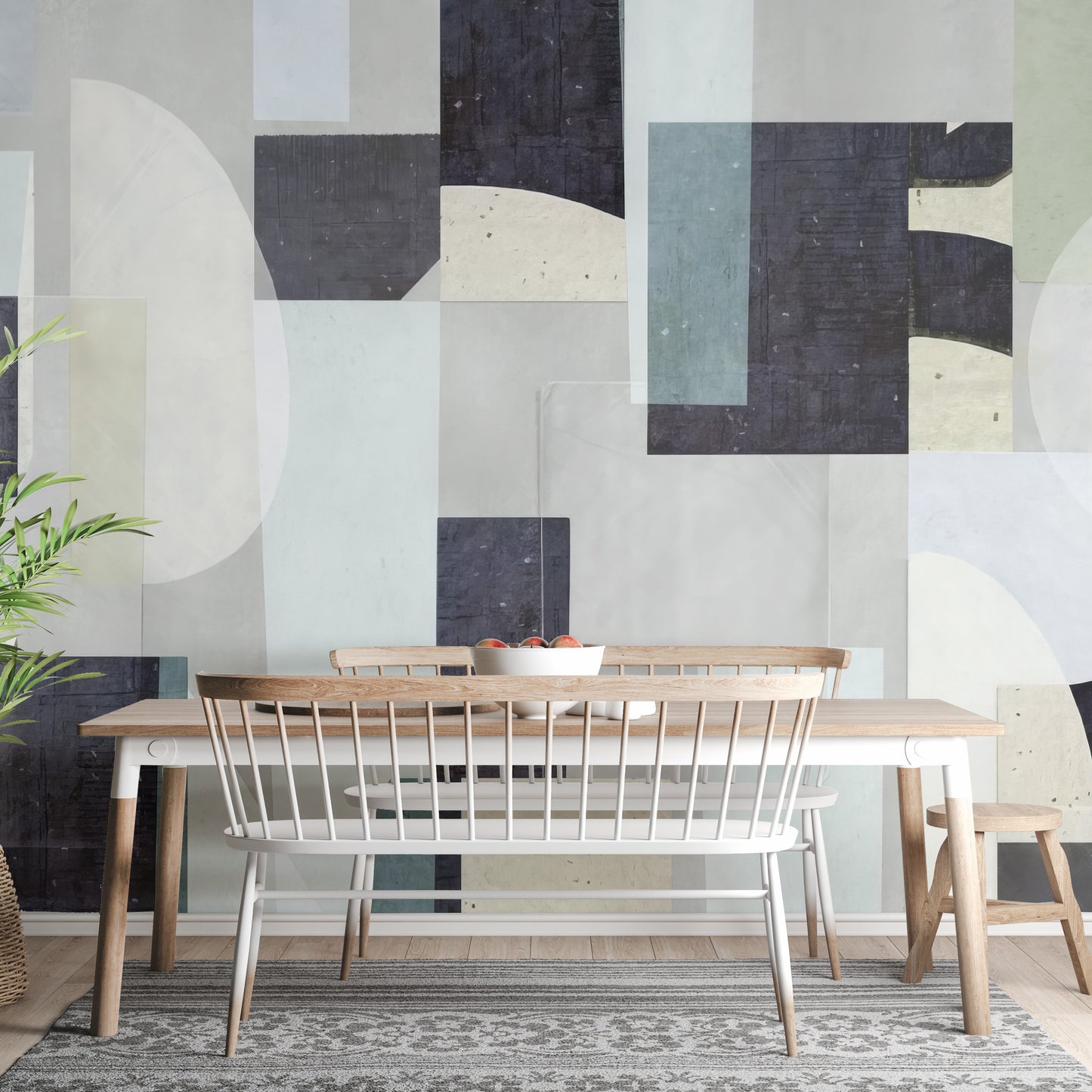 Abstract Geometric Wall Mural