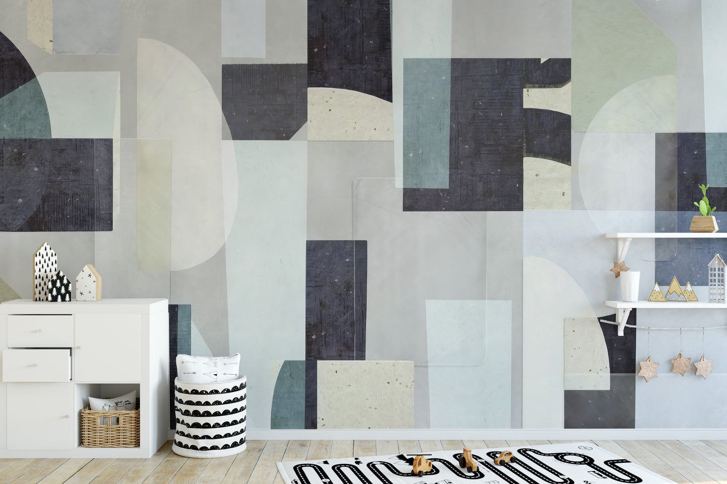 Abstract Geometric Wall Mural