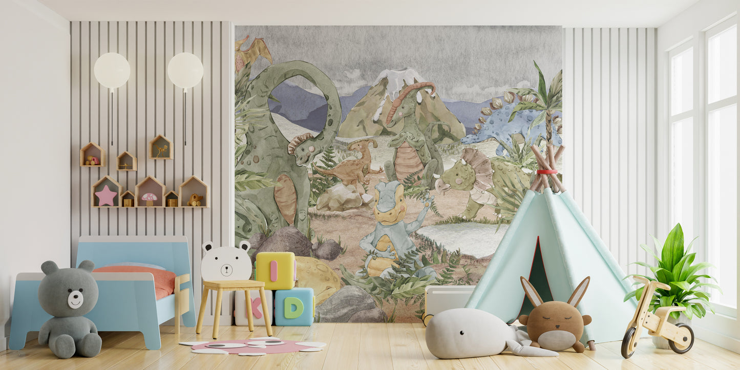 Jurassic Adventure Wall Mural